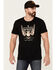 Image #1 - Moonshine Spirit Men's Guitar Wings Graphic Short Sleeve T-Shirt, Black, hi-res