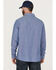Hawx Men's Chambray Sun Protection Long Sleeve Button-Down Western Shirt , Blue, hi-res