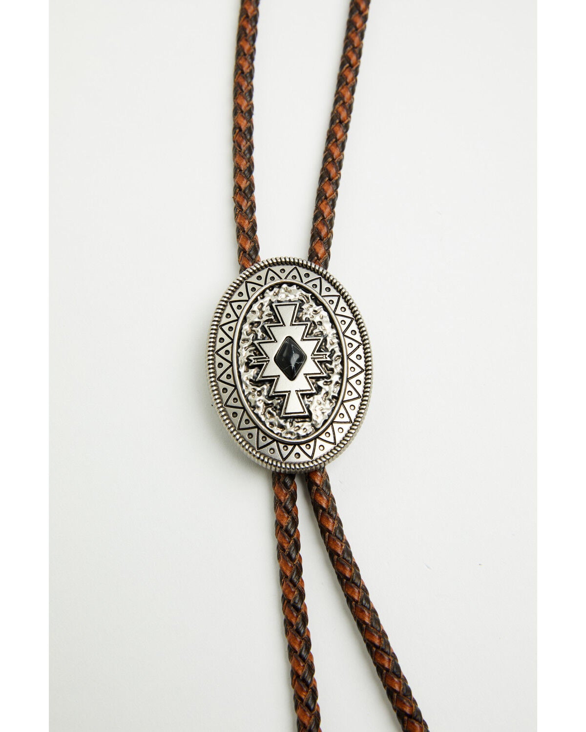 Image #2 - Cody James Men's Onyx Stone Bolo Tie, Brown, hi-res