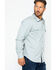 Image #4 - Hawx Men's Solid Twill Pearl Snap Long Sleeve Work Shirt, Grey, hi-res