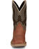 Image #4 - Justin Men's Bolt Redwood Pull On Soft Work Boots - Square Toe, Brown, hi-res