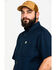 Image #5 - Carhartt Men's Rugged Flex Rigby Short Sleeve Work Shirt, Navy, hi-res