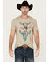 Image #1 - Cody James Men's Stacked Skull Short Sleeve Graphic T-Shirt, Camel, hi-res