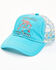 Shyanne Women's Follow The Sun Embroidered Mesh-Back Ball Cap, Teal, hi-res