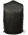 Image #2 - Milwaukee Leather Men's 58-60 Classic Side Lace Vest, Black, hi-res
