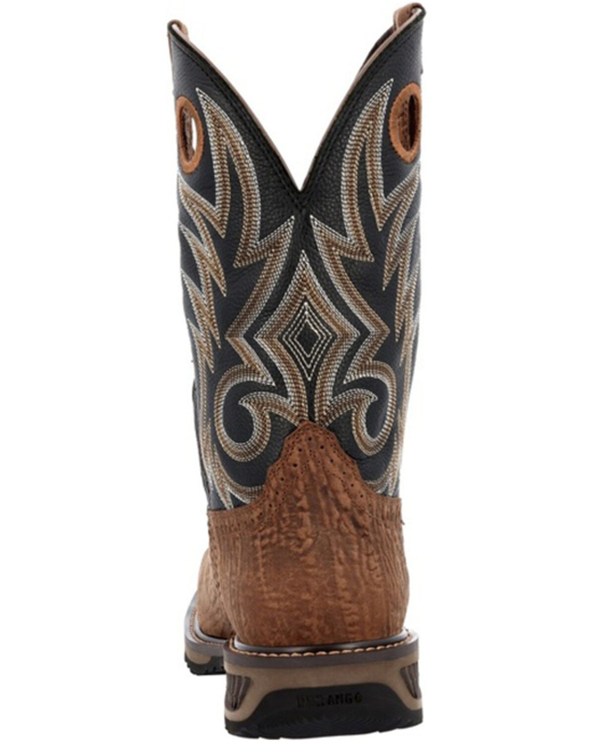Image #5 - Durango Men's Workhorse Pull On Western Work Boots - Steel Toe, Brown, hi-res