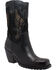 Image #1 - AdTec Women's 11" Laser Eagle Biker Boots, Black, hi-res