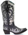 Image #2 - Corral Women's Gray Fur Overlay Western Boots - Snip Toe, , hi-res
