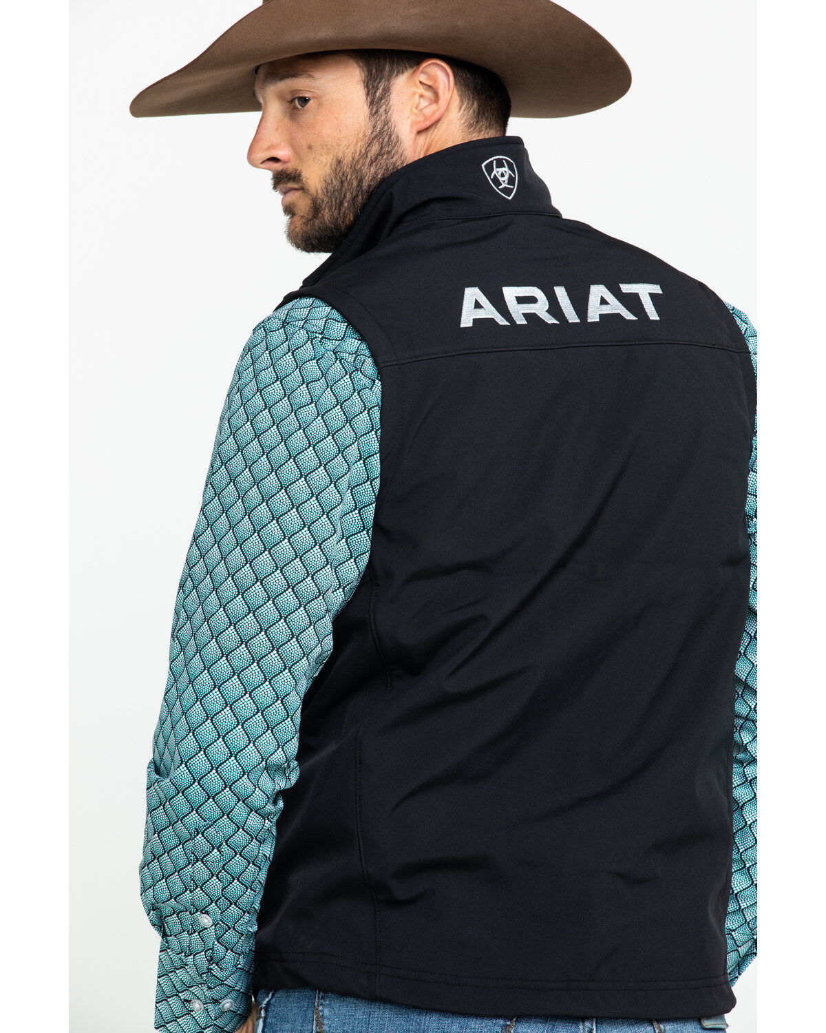 Product Name:  Ariat Men's Logo 2.0 Softshell Zip-Up Vest