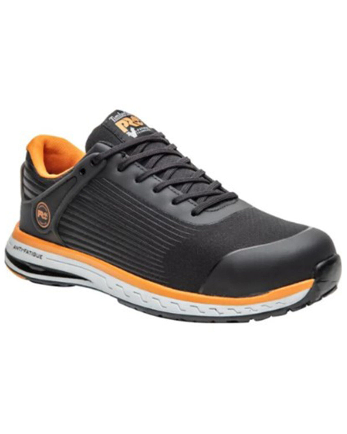 Image #1 - Timberland Men's Drivetrain Lace-Up Work Shoes - Composite Toe, Black, hi-res
