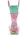 Image #5 - Western Chief Girls' Flutter Rain Boots - Round Toe, Pink, hi-res