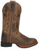 Image #2 - Smoky Mountain Boys' Showdown Western Boots - Round Toe, Brown, hi-res