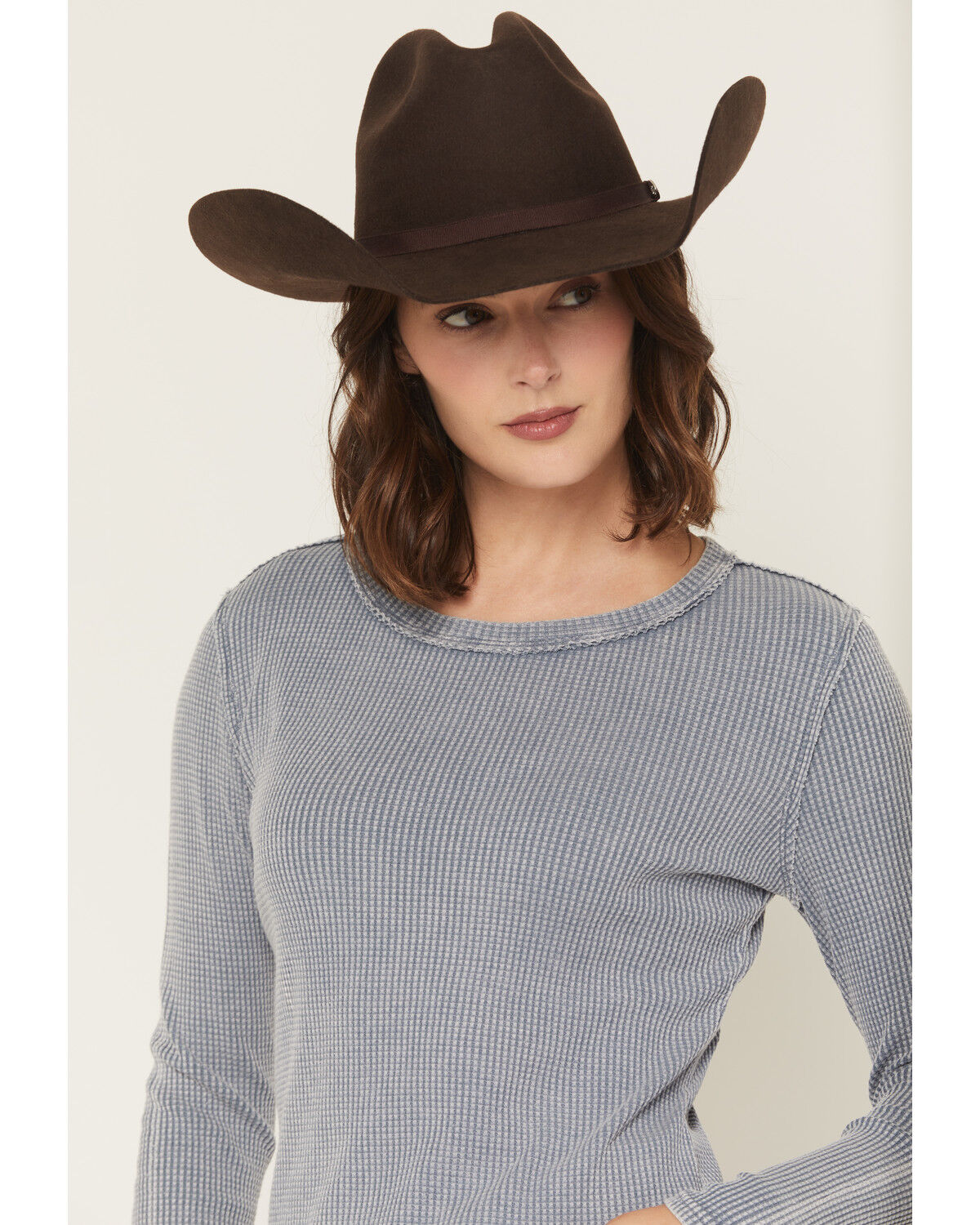 Image #3 - White Crow Women's Solid Long Sleeve Thermal Shirt, Blue, hi-res
