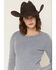 Image #3 - White Crow Women's Solid Long Sleeve Thermal Shirt, Blue, hi-res