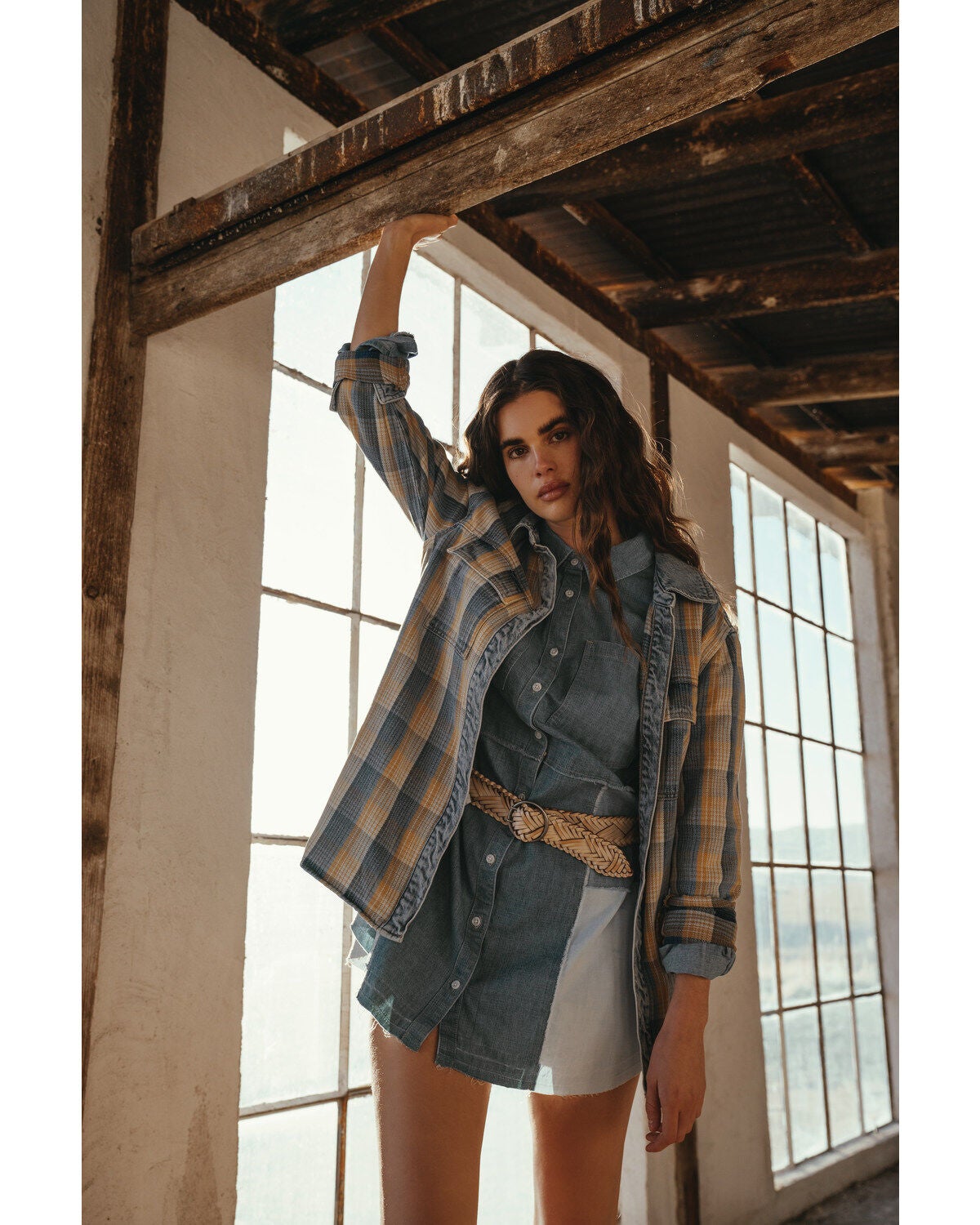 Cleo + Wolf Women's Light Wash Denim 