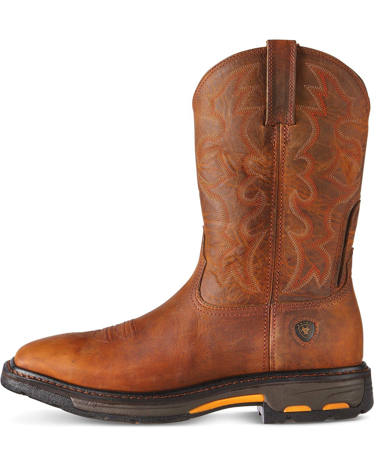 Image #4 - Ariat Men's Workhog Pull On Work Boots - Steel Toe, , hi-res