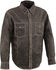 Image #2 - Milwaukee Leather Men's Lightweight Leather Long Sleeve Western Shirt, Grey, hi-res