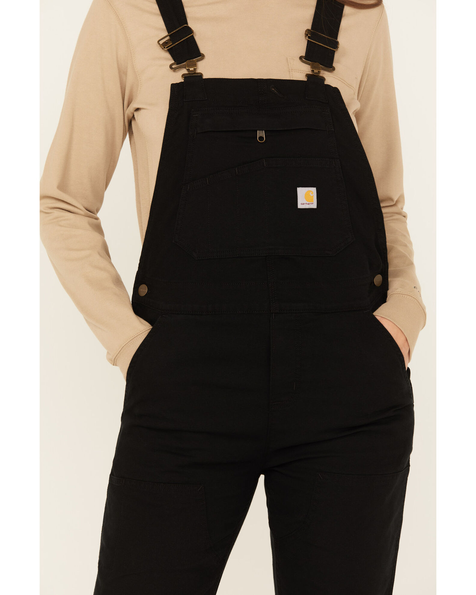 Womens black carhartt overalls sale