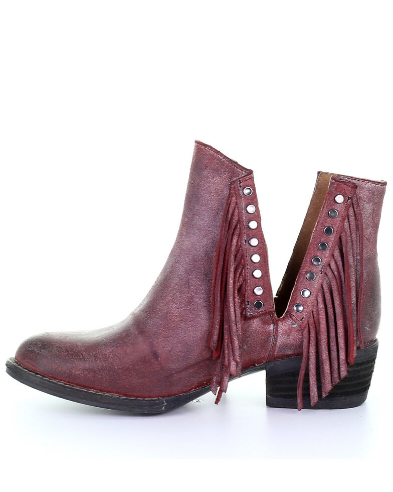 circle heel booties