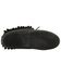 Minnetonka Fringed Soft Sole Moccasins, Black, hi-res