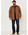 Cody James Men's FR Duck Line Work Snap Shirt Jacket, Camel, hi-res