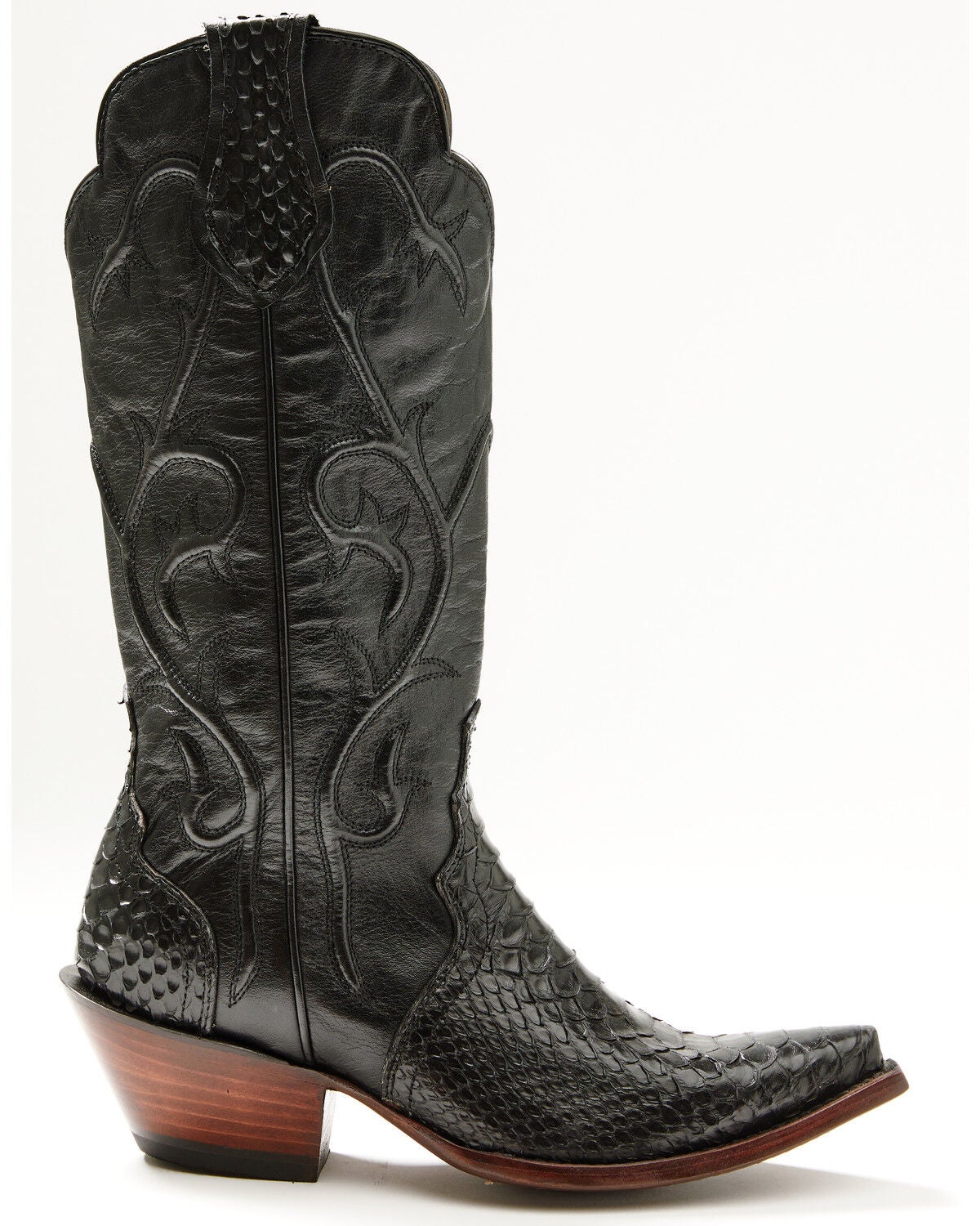 Product Name:  Shyanne Women's Exotic Python Tall Western Boots - Snip Toe