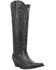Image #1 - Dingo Women's Raisin Kane Tall Western Boots - Snip Toe, Black, hi-res
