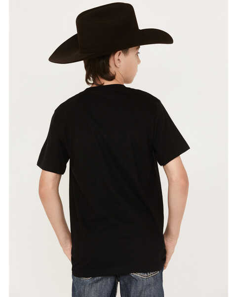 Image #4 - Ariat Boys' Viva Mexico Short Sleeve Graphic  T-Shirt, Black, hi-res