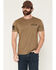 Image #2 - Grunt Style Men's 1776 Flag Short Sleeve Graphic T-Shirt - Big, Olive, hi-res