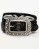 Image #1 - Idyllwind Women's Windriver Seed Bead Western Belt, Black, hi-res