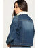 Image #5 - Shyanne Women's Medium Denim Sherpa Trucker Jacket , , hi-res