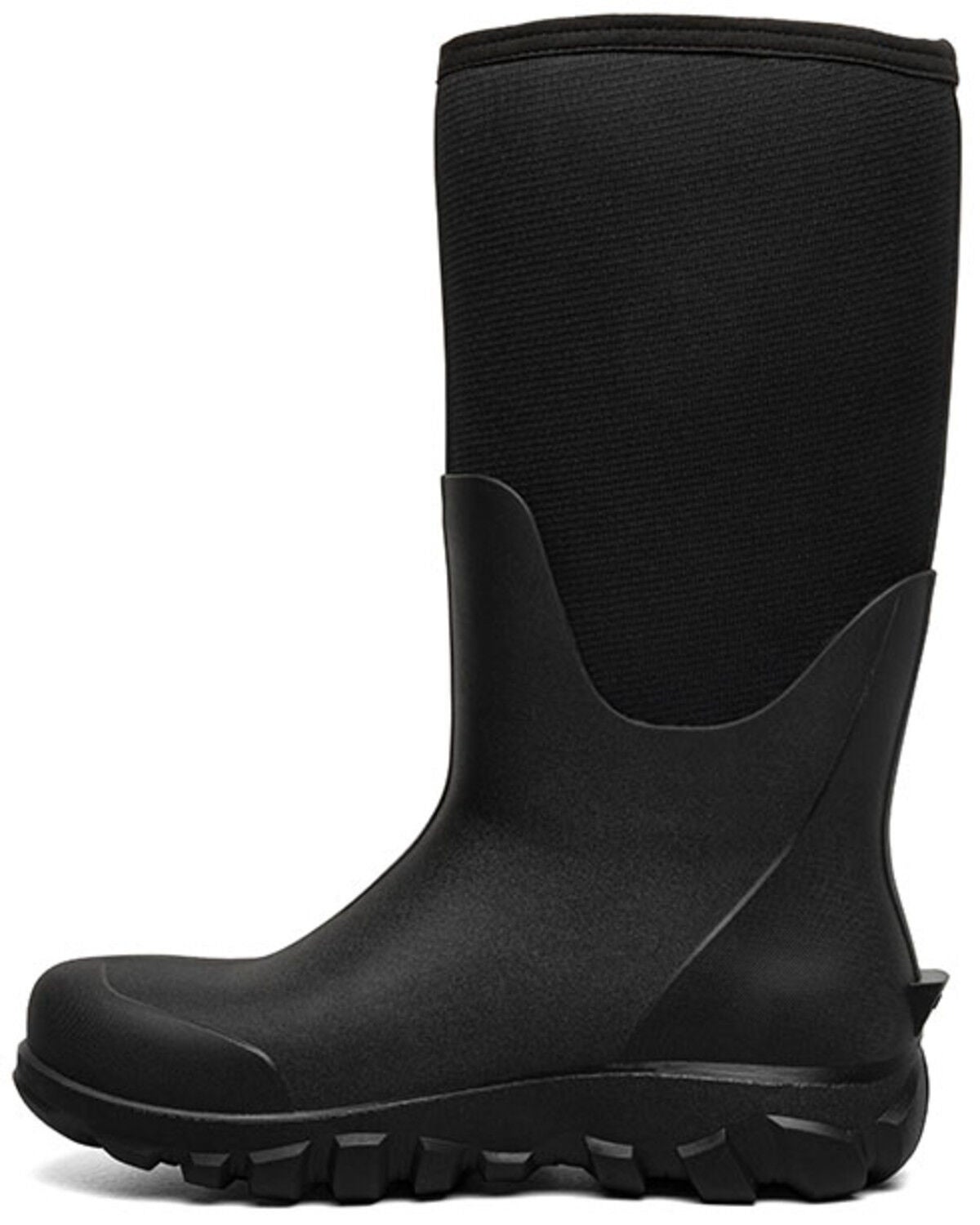 Image #3 - Bogs Men's Classic Seamless Tall Waterproof Rubber Boots - Round Toe, Black, hi-res