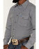 Cowboy Hardware Men's Twisted Geo Print Long Sleeve Western Snap Shirt, White, hi-res