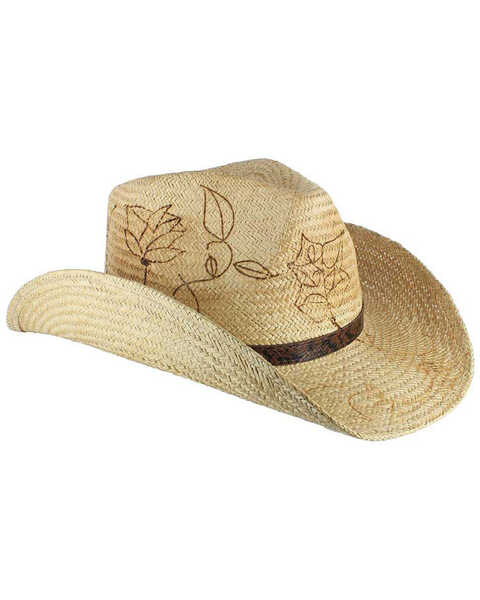 Image #1 - Shyanne® Women's Branded Cowboy Hat, Tan, hi-res