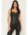 Image #2 - Idyllwind Women's Roycroft Faux Leather Fringe Bustier, Black, hi-res