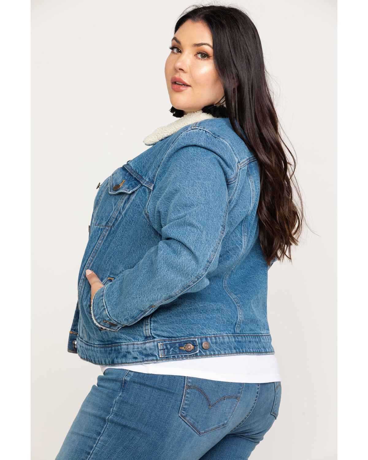 plus size levi jacket