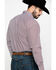 Image #2 - George Strait by Wrangler Men's Red Geo Print Long Sleeve Western Shirt - Big & Tall , , hi-res