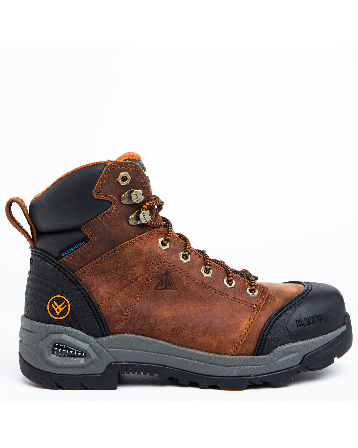 Soft toe waterproof work boots