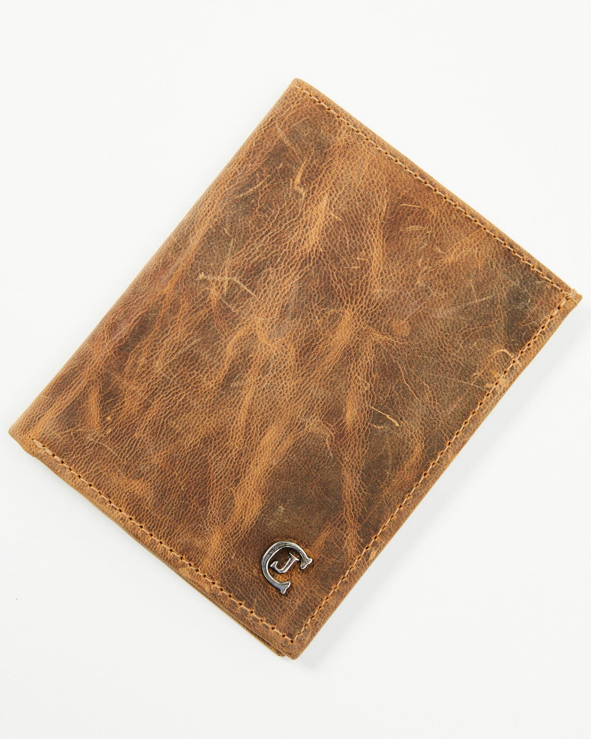 Cody James Black 1978&trade; Men's Chapman Smooth Leather Bifold Wallet, Distressed Brown, hi-res