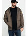 Image #1 - Ariat Men's Rebar Cold Weather Reversible Work Hoodie, Bark, hi-res
