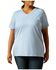 Image #1 - Ariat Women's Rebar Heather Short Sleeve Work Tee - Plus, , hi-res
