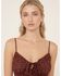Image #1 - Paige Wallace Women's Beaded Earrings, Silver, hi-res