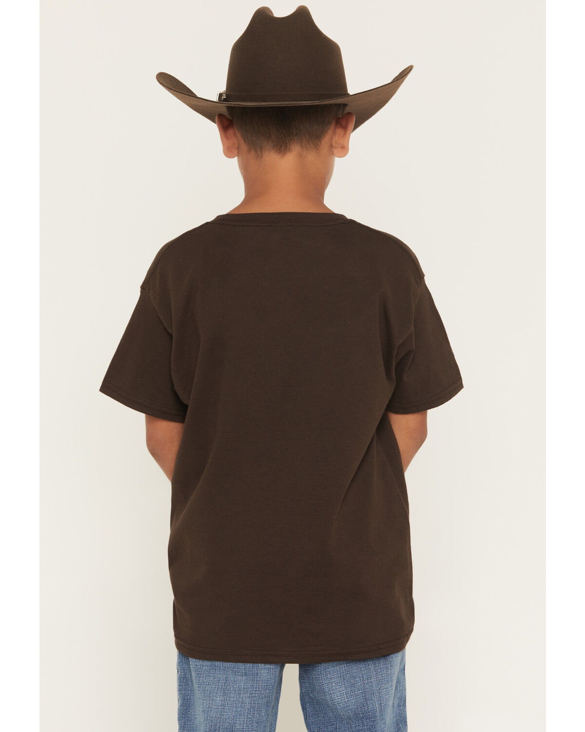 Image #4 - Riot Society Boys' Bucking Bronco Embroidered Short Sleeve T-Shirt, Brown, hi-res