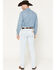 Image #3 - Wrangler Men's 936 Toughlite Light Wash Cowboy Cut Slim Straight Stretch Denim Jeans, Light Wash, hi-res