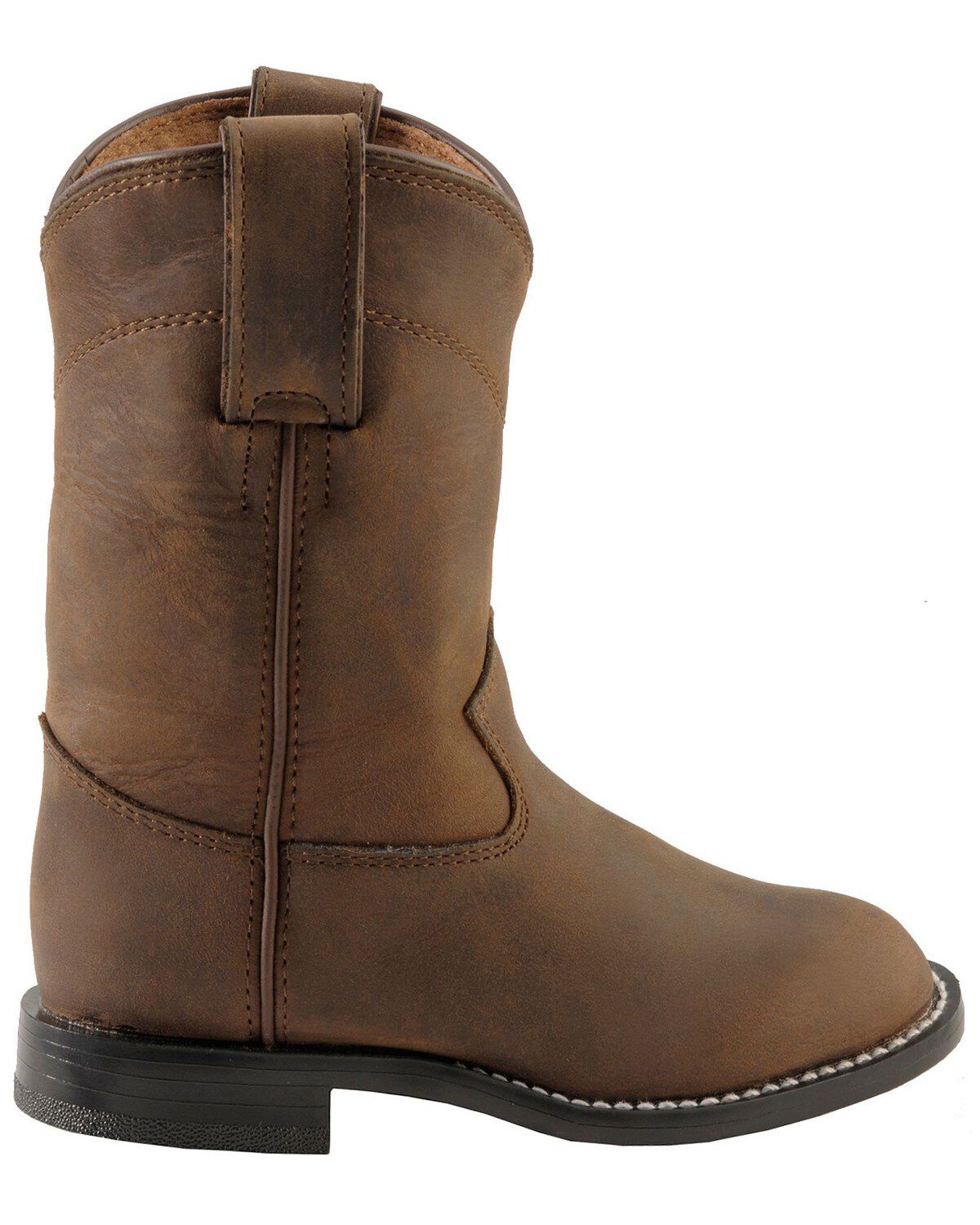 Image #2 - Justin Boys' Roper Cowboy Boots - Round Toe, , hi-res