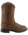 Image #2 - Justin Boys' Roper Cowboy Boots - Round Toe, , hi-res