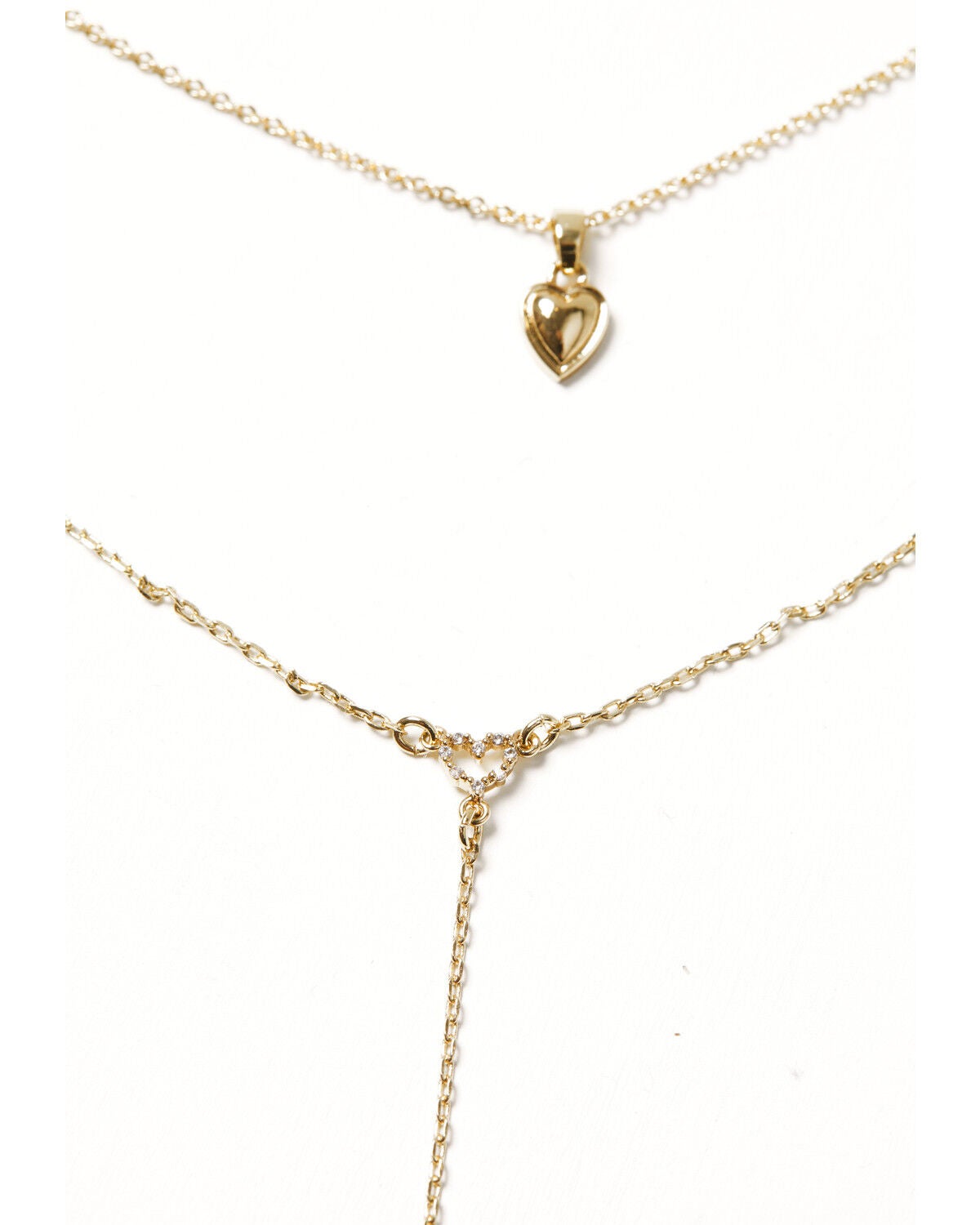 Image #2 - Shyanne Women's Delicate Heart Lariat Necklace, Gold, hi-res