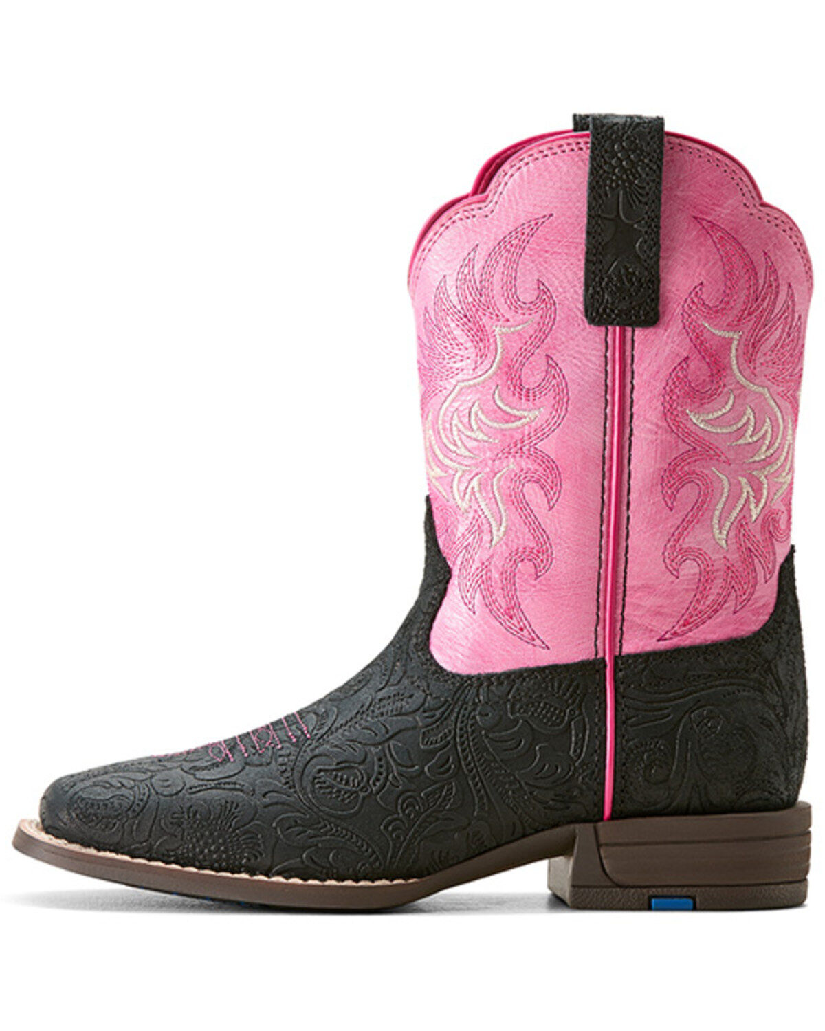 Ariat Girls´ Outrider Floral Embossed Western Boots - Broad SquareToe teamlce.in - Image 3