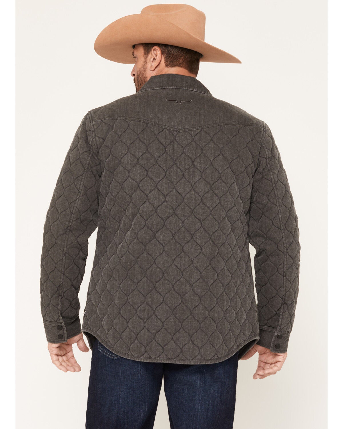 Image #4 - Kimes Ranch Men's Madison Quilted Shirt Jacket, Charcoal, hi-res