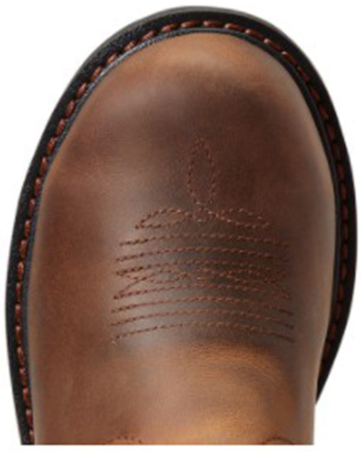 Image #4 - Ariat Women's Fatbaby Pull On Work Boots - Steel Toe, Brown, hi-res